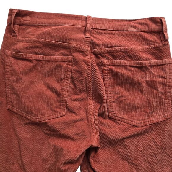 J.Crew Womens Re-Imagined Corduroy Jeans Pants Size 30 Rust 5-Pocket Pants - Picture 5 of 9